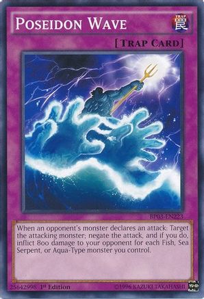 Poseidon Wave (BP03-EN223) - Battle Pack 3: Monster League 1st Edition Battle Pack 3: Monster League Yugioh Single  Squirtle Squad Card Shop.