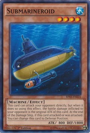 Submarineroid (BP03-EN024) - Battle Pack 3: Monster League 1st Edition Battle Pack 3: Monster League Yugioh Single  Squirtle Squad Card Shop.