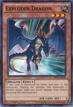 Exploder Dragon (BP03-EN028) - Battle Pack 3: Monster League 1st Edition Battle Pack 3: Monster League Yugioh Single  Squirtle Squad Card Shop.
