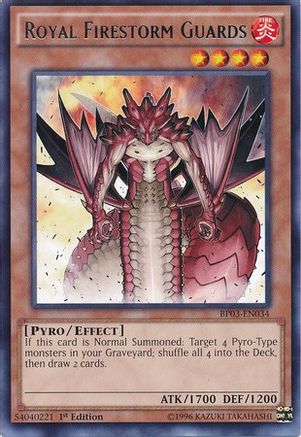 Royal Firestorm Guards (BP03-EN034) - Battle Pack 3: Monster League 1st Edition Battle Pack 3: Monster League Yugioh Single  Squirtle Squad Card Shop.