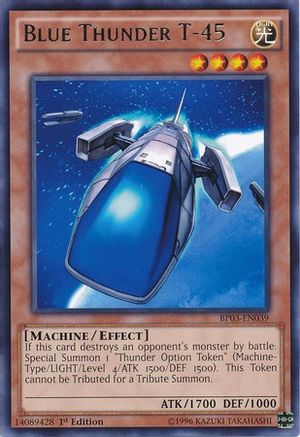 Blue Thunder T-45 (BP03-EN039) - Battle Pack 3: Monster League 1st Edition Battle Pack 3: Monster League Yugioh Single  Squirtle Squad Card Shop.