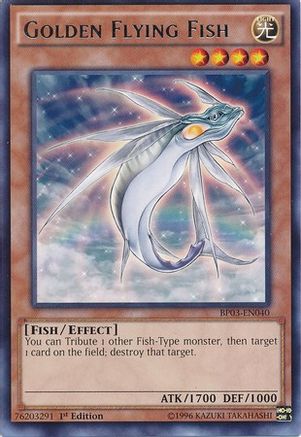 Golden Flying Fish (BP03-EN040) - Battle Pack 3: Monster League 1st Edition Battle Pack 3: Monster League Yugioh Single  Squirtle Squad Card Shop.