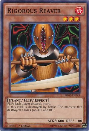 Rigorous Reaver (BP03-EN045) - Battle Pack 3: Monster League 1st Edition Battle Pack 3: Monster League Yugioh Single  Squirtle Squad Card Shop.