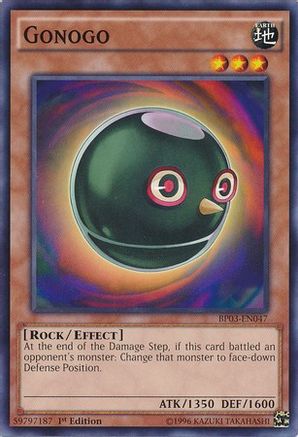 Gonogo (BP03-EN047) - Battle Pack 3: Monster League 1st Edition Battle Pack 3: Monster League Yugioh Single  Squirtle Squad Card Shop.