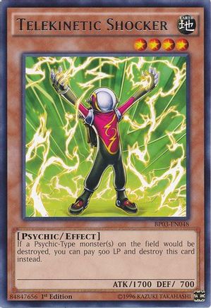 Telekinetic Shocker (BP03-EN048) - Battle Pack 3: Monster League 1st Edition Battle Pack 3: Monster League Yugioh Single  Squirtle Squad Card Shop.