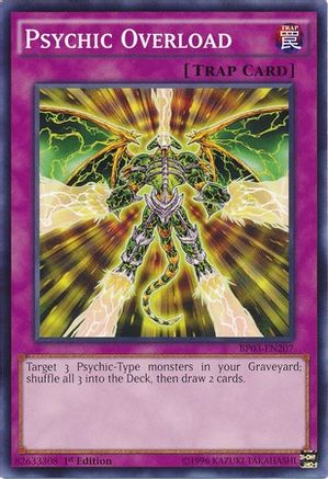 Psychic Overload (BP03-EN207) - Battle Pack 3: Monster League 1st Edition Battle Pack 3: Monster League Yugioh Single  Squirtle Squad Card Shop.