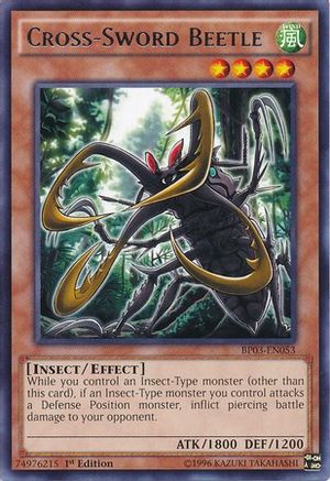 Cross-Sword Beetle (BP03-EN053) - Battle Pack 3: Monster League 1st Edition Battle Pack 3: Monster League Yugioh Single  Squirtle Squad Card Shop.
