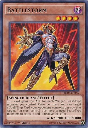 Battlestorm (BP03-EN055) - Battle Pack 3: Monster League 1st Edition Battle Pack 3: Monster League Yugioh Single  Squirtle Squad Card Shop.