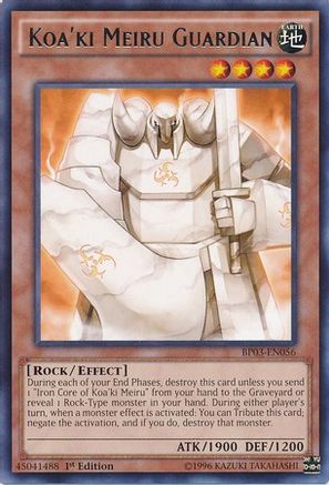 Koa'ki Meiru Guardian (BP03-EN056) - Battle Pack 3: Monster League 1st Edition Battle Pack 3: Monster League Yugioh Single  Squirtle Squad Card Shop.