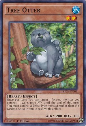 Tree Otter (BP03-EN062) - Battle Pack 3: Monster League 1st Edition Battle Pack 3: Monster League Yugioh Single  Squirtle Squad Card Shop.