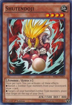 Shutendoji (BP03-EN069) - Battle Pack 3: Monster League 1st Edition Battle Pack 3: Monster League Yugioh Single  Squirtle Squad Card Shop.