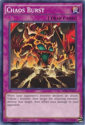 Chaos Burst (BP03-EN203) - Battle Pack 3: Monster League 1st Edition Battle Pack 3: Monster League Yugioh Single  Squirtle Squad Card Shop.