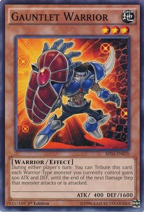 Gauntlet Warrior (BP03-EN070) - Battle Pack 3: Monster League 1st Edition Battle Pack 3: Monster League Yugioh Single  Squirtle Squad Card Shop.