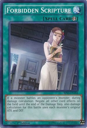 Forbidden Scripture (BP03-EN184) - Battle Pack 3: Monster League 1st Edition Battle Pack 3: Monster League Yugioh Single  Squirtle Squad Card Shop.