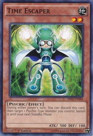 Time Escaper (BP03-EN088) - Battle Pack 3: Monster League 1st Edition Battle Pack 3: Monster League Yugioh Single  Squirtle Squad Card Shop.