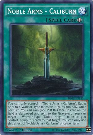 Noble Arms - Caliburn (BP03-EN182) - Battle Pack 3: Monster League 1st Edition Battle Pack 3: Monster League Yugioh Single  Squirtle Squad Card Shop.