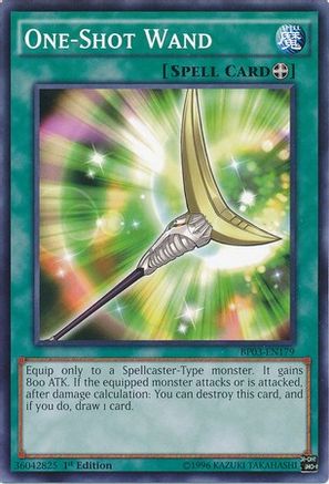 One-Shot Wand (BP03-EN179) - Battle Pack 3: Monster League 1st Edition Battle Pack 3: Monster League Yugioh Single  Squirtle Squad Card Shop.