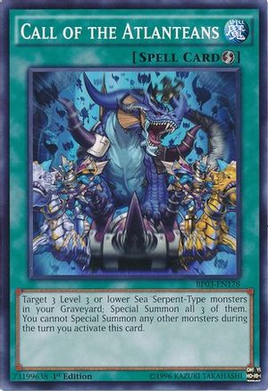 Call of the Atlanteans (BP03-EN178) - Battle Pack 3: Monster League 1st Edition Battle Pack 3: Monster League Yugioh Single  Squirtle Squad Card Shop.
