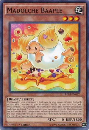 Madolche Baaple (BP03-EN097) - Battle Pack 3: Monster League 1st Edition Battle Pack 3: Monster League Yugioh Single  Squirtle Squad Card Shop.
