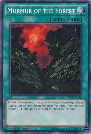 Murmur of the Forest (BP03-EN174) - Battle Pack 3: Monster League 1st Edition Battle Pack 3: Monster League Yugioh Single  Squirtle Squad Card Shop.