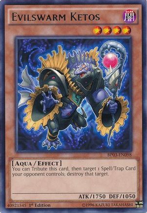 Evilswarm Ketos (BP03-EN098) - Battle Pack 3: Monster League 1st Edition Battle Pack 3: Monster League Yugioh Single  Squirtle Squad Card Shop.