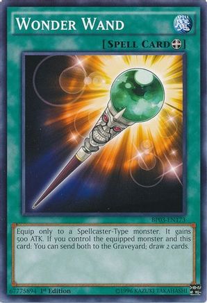 Wonder Wand (BP03-EN173) - Battle Pack 3: Monster League 1st Edition Battle Pack 3: Monster League Yugioh Single  Squirtle Squad Card Shop.