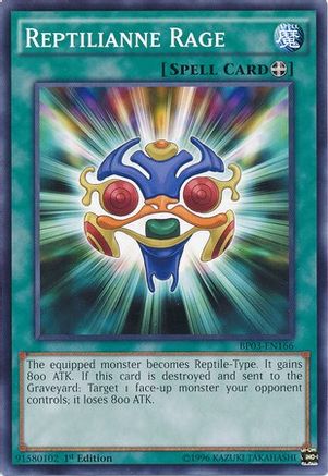 Reptilianne Rage (BP03-EN166) - Battle Pack 3: Monster League 1st Edition Battle Pack 3: Monster League Yugioh Single  Squirtle Squad Card Shop.