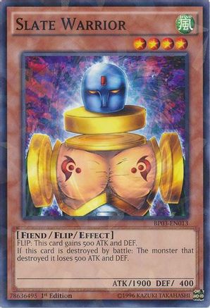 Slate Warrior (Shatterfoil) (BP03-EN013) - Battle Pack 3: Monster League 1st Edition Battle Pack 3: Monster League Yugioh Single  Squirtle Squad Card Shop.