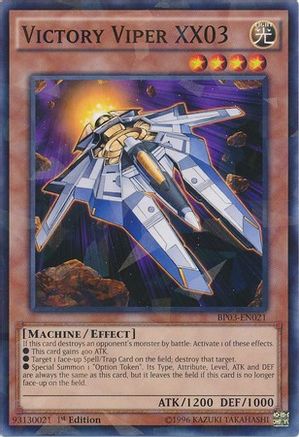 Victory Viper XX03 (Shatterfoil) (BP03-EN021) - Battle Pack 3: Monster League 1st Edition Battle Pack 3: Monster League Yugioh Single  Squirtle Squad Card Shop.