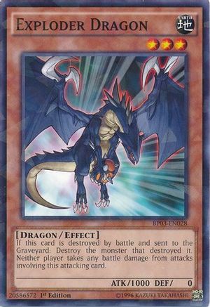 Exploder Dragon (Shatterfoil) (BP03-EN028) - Battle Pack 3: Monster League 1st Edition Battle Pack 3: Monster League Yugioh Single  Squirtle Squad Card Shop.
