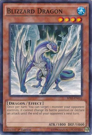 Blizzard Dragon (Shatterfoil) (BP03-EN031) - Battle Pack 3: Monster League 1st Edition Battle Pack 3: Monster League Yugioh Single  Squirtle Squad Card Shop.