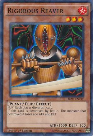 Rigorous Reaver (Shatterfoil) (BP03-EN045) - Battle Pack 3: Monster League 1st Edition Battle Pack 3: Monster League Yugioh Single  Squirtle Squad Card Shop.