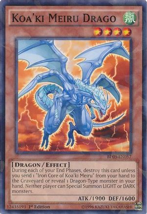 Koa'ki Meiru Drago (Shatterfoil) (BP03-EN057) - Battle Pack 3: Monster League 1st Edition Battle Pack 3: Monster League Yugioh Single  Squirtle Squad Card Shop.