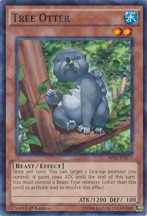 Tree Otter (Shatterfoil) (BP03-EN062) - Battle Pack 3: Monster League 1st Edition Battle Pack 3: Monster League Yugioh Single  Squirtle Squad Card Shop.