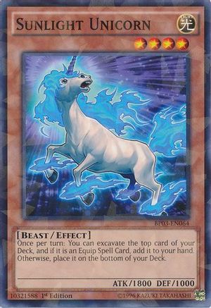 Sunlight Unicorn (Shatterfoil) (BP03-EN064) - Battle Pack 3: Monster League 1st Edition Battle Pack 3: Monster League Yugioh Single  Squirtle Squad Card Shop.