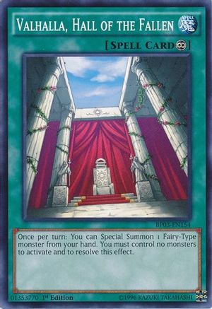 Valhalla, Hall of the Fallen (BP03-EN154) - Battle Pack 3: Monster League 1st Edition Battle Pack 3: Monster League Yugioh Single  Squirtle Squad Card Shop.