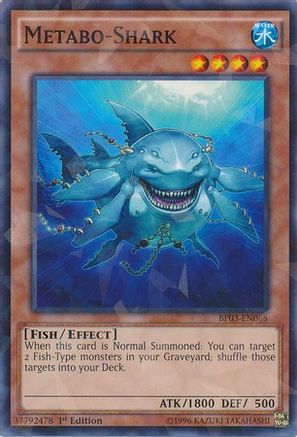 Metabo-Shark (Shatterfoil) (BP03-EN068) - Battle Pack 3: Monster League 1st Edition Battle Pack 3: Monster League Yugioh Single  Squirtle Squad Card Shop.
