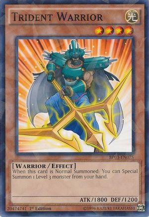 Trident Warrior (Shatterfoil) (BP03-EN075) - Battle Pack 3: Monster League 1st Edition Battle Pack 3: Monster League Yugioh Single  Squirtle Squad Card Shop.