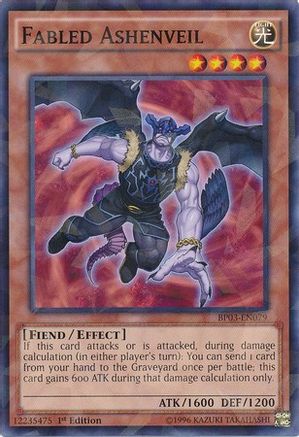 Fabled Ashenveil (Shatterfoil) (BP03-EN079) - Battle Pack 3: Monster League 1st Edition Battle Pack 3: Monster League Yugioh Single  Squirtle Squad Card Shop.