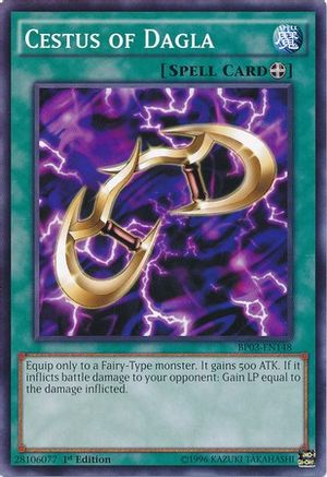 Cestus of Dagla (BP03-EN148) - Battle Pack 3: Monster League 1st Edition Battle Pack 3: Monster League Yugioh Single  Squirtle Squad Card Shop.
