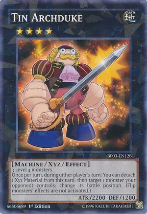 Tin Archduke (Shatterfoil) (BP03-EN128) - Battle Pack 3: Monster League 1st Edition Battle Pack 3: Monster League Yugioh Single  Squirtle Squad Card Shop.