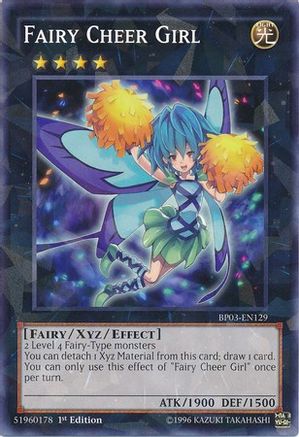 Fairy Cheer Girl (Shatterfoil) (BP03-EN129) - Battle Pack 3: Monster League 1st Edition Battle Pack 3: Monster League Yugioh Single  Squirtle Squad Card Shop.