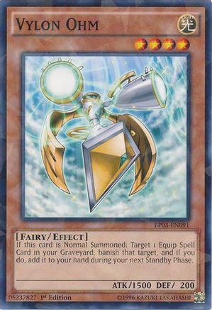 Vylon Ohm (Shatterfoil) (BP03-EN091) - Battle Pack 3: Monster League 1st Edition Battle Pack 3: Monster League Yugioh Single  Squirtle Squad Card Shop.