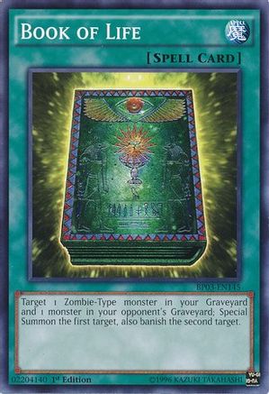 Book of Life (BP03-EN145) - Battle Pack 3: Monster League 1st Edition Battle Pack 3: Monster League Yugioh Single  Squirtle Squad Card Shop.