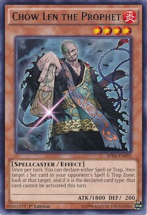 Chow Len the Prophet (BP03-EN093) - Battle Pack 3: Monster League 1st Edition Battle Pack 3: Monster League Yugioh Single  Squirtle Squad Card Shop.