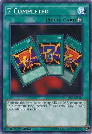 7 Completed (BP03-EN135) - Battle Pack 3: Monster League 1st Edition Battle Pack 3: Monster League Yugioh Single  Squirtle Squad Card Shop.