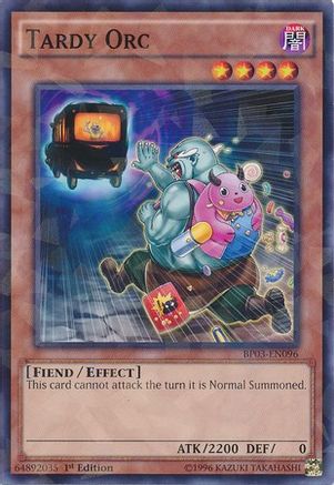 Tardy Orc (Shatterfoil) (BP03-EN096) - Battle Pack 3: Monster League 1st Edition Battle Pack 3: Monster League Yugioh Single  Squirtle Squad Card Shop.