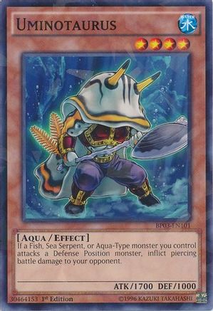 Uminotaurus (Shatterfoil) (BP03-EN101) - Battle Pack 3: Monster League 1st Edition Battle Pack 3: Monster League Yugioh Single  Squirtle Squad Card Shop.