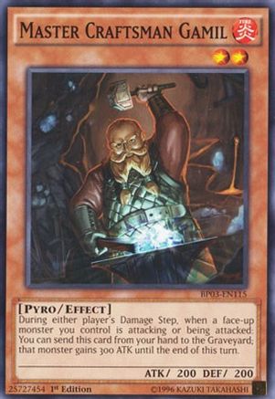 Master Craftsman Gamil (BP03-EN115) - Battle Pack 3: Monster League 1st Edition Battle Pack 3: Monster League Yugioh Single  Squirtle Squad Card Shop.