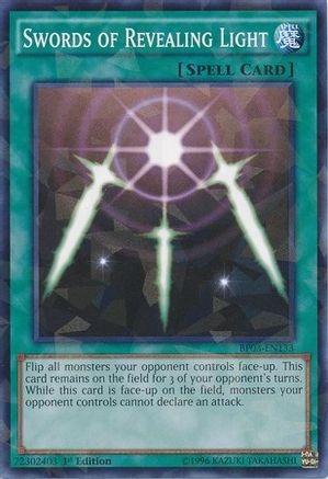 Swords of Revealing Light (Shatterfoil) (BP03-EN133) - Battle Pack 3: Monster League 1st Edition Battle Pack 3: Monster League Yugioh Single  Squirtle Squad Card Shop.